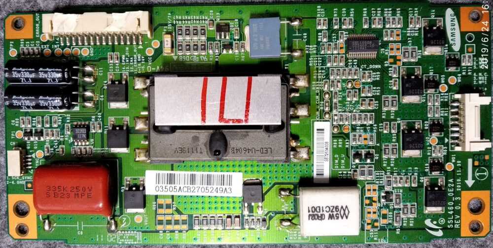 Inverter Toshiba 46TL938 - SSL460 0E2A rev 0.3 TV Modules