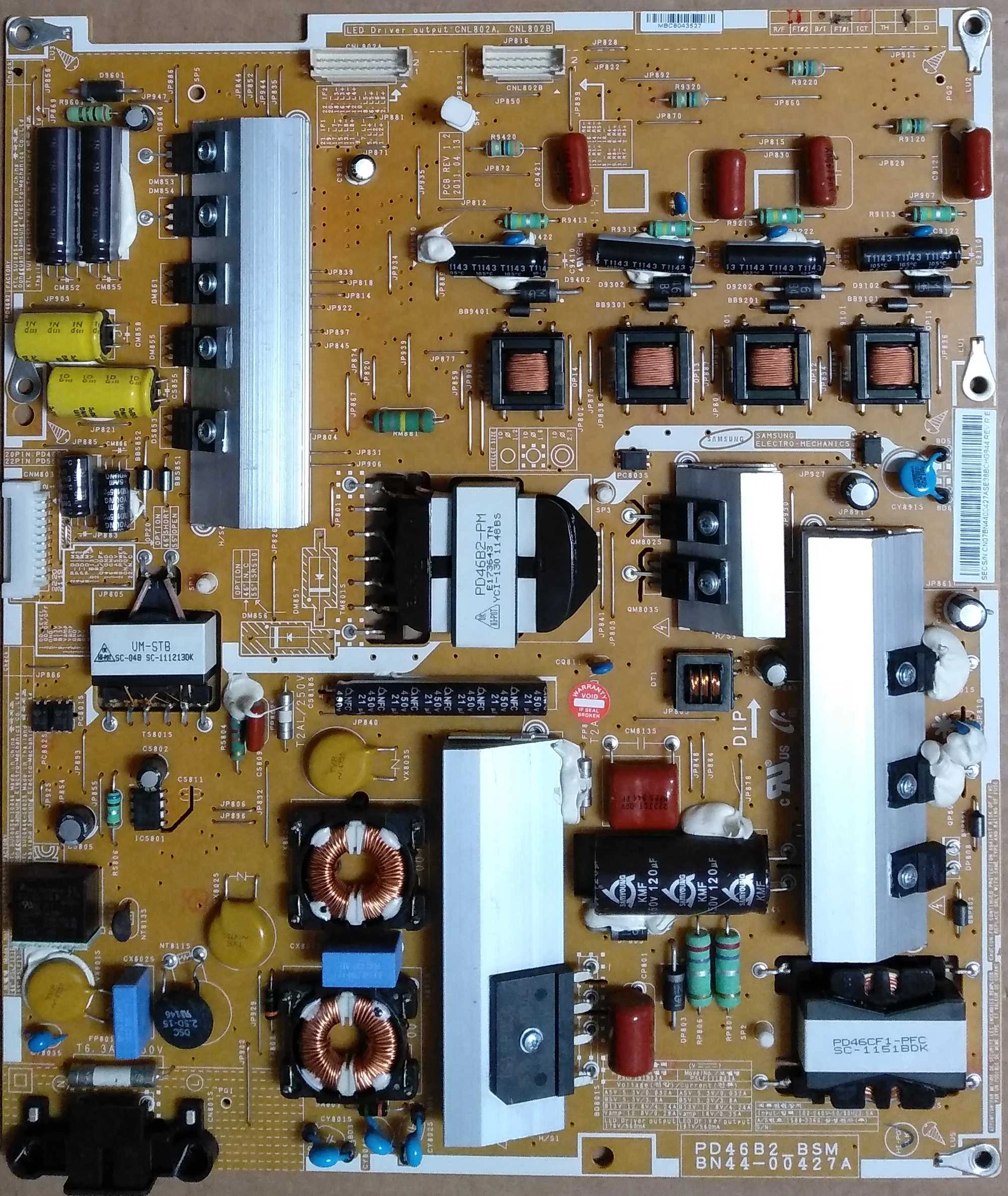BN44-00427A - Modulo power Samsung UE40D6510WQXZT BN44-00427A - Modulo power Samsung UE40D6510WQXZT - UE46D8000 - Image 1