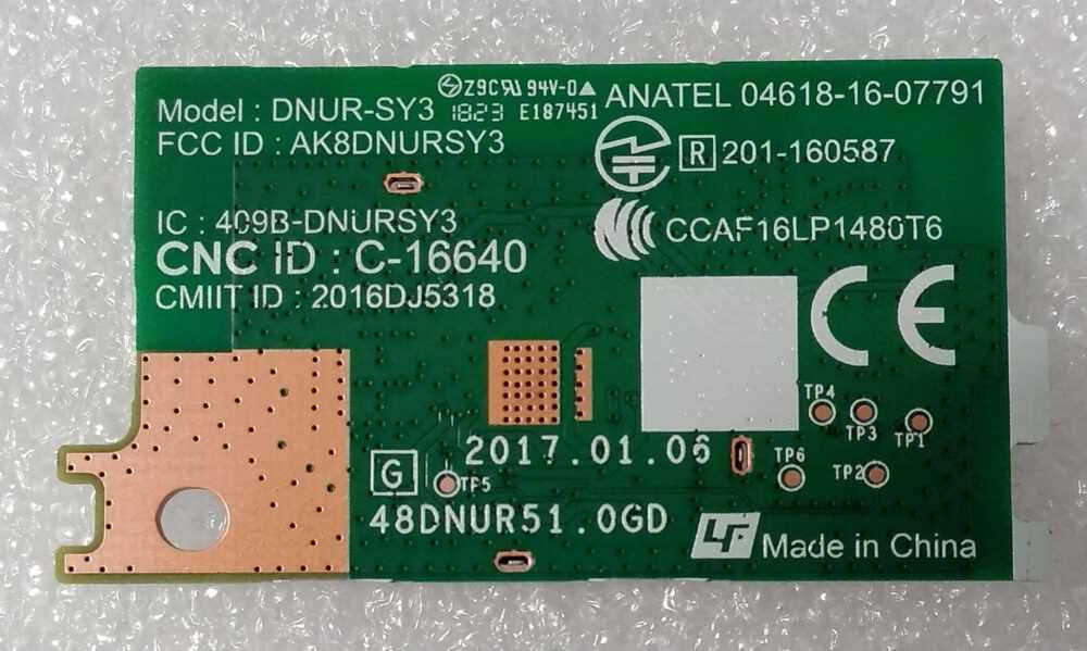 1-458-959-13 - DNUR-SY3 - Sony KD-65XF7096 TV Modules WI-FI Module