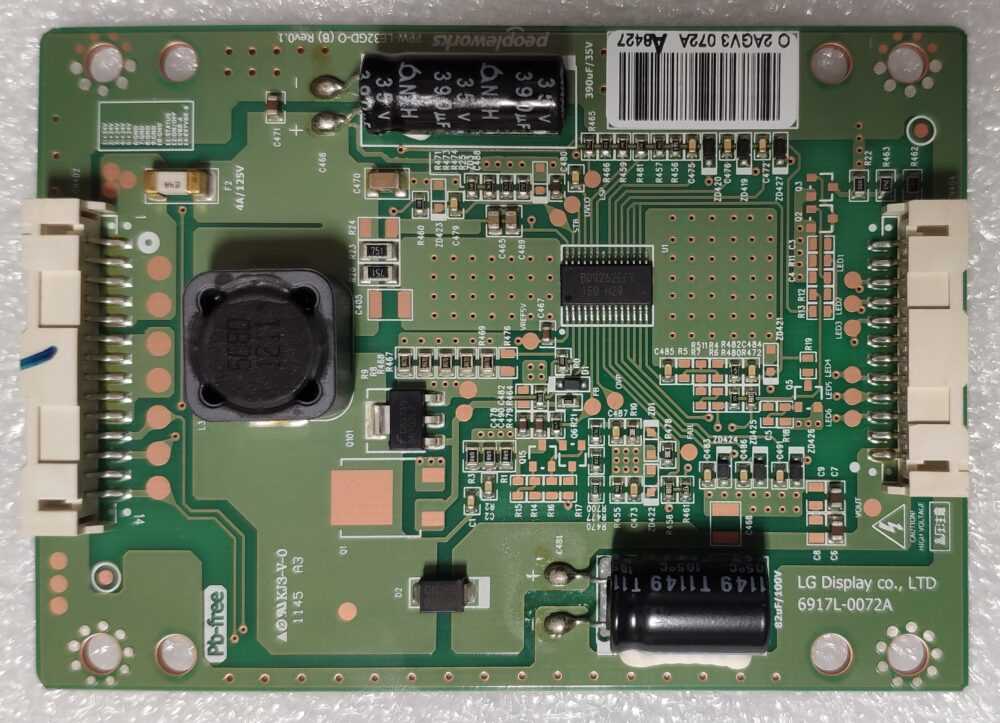 6917L-0072A - PPW-LE32GD-O (B) Rev0.1 - Modulo inverter Sharp LC-32LE140E - Pannello LC320EXN TV Modules