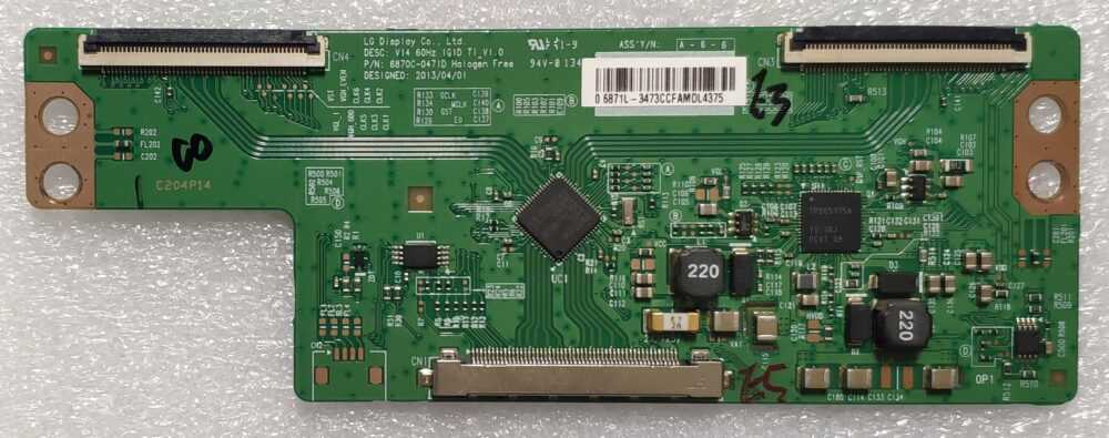 6870C-0471D - Philips 47PFT6109-12 T-Con Modul - TPT470H1-DUJSGK REV-S1A Panel - TV Module