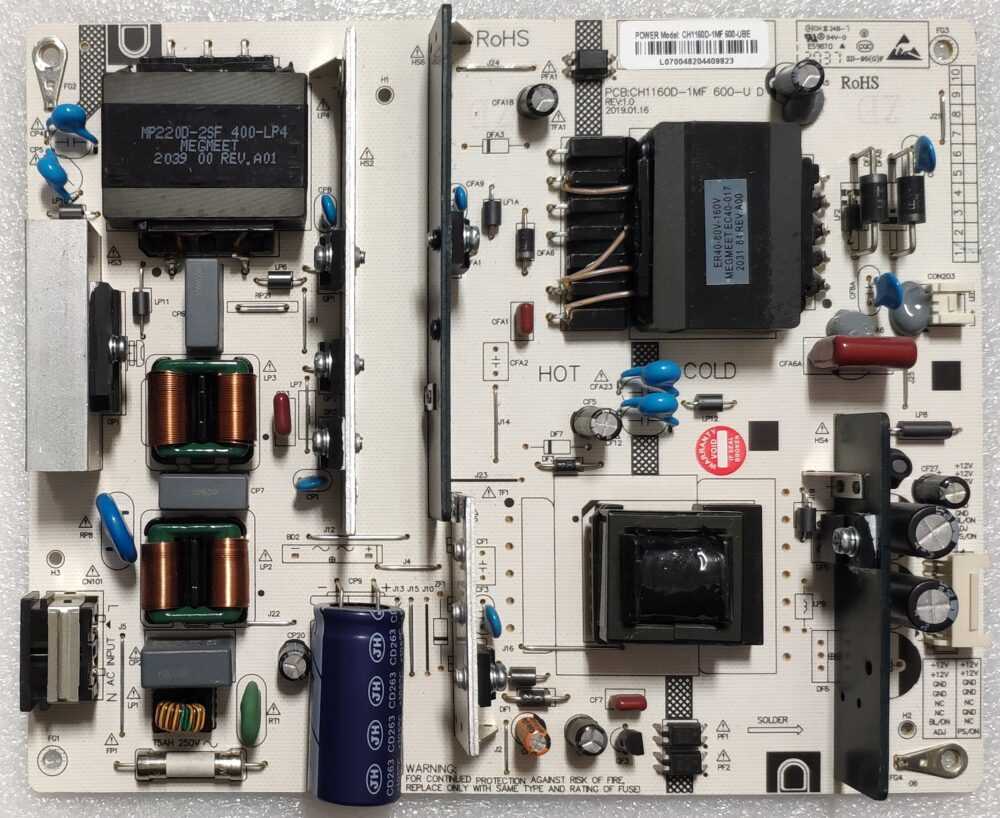 CH1160D-1MF 600-UBE - Modulo power per TV OK ODL50672U-TAB TV Modules