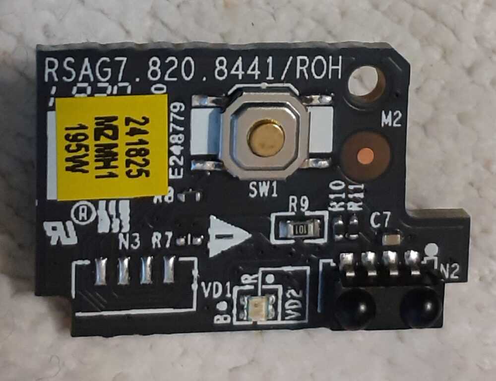RSAG7.820.8441 - Modulo ricevitore IR + switch power Hisense H55B7320 TV Modules