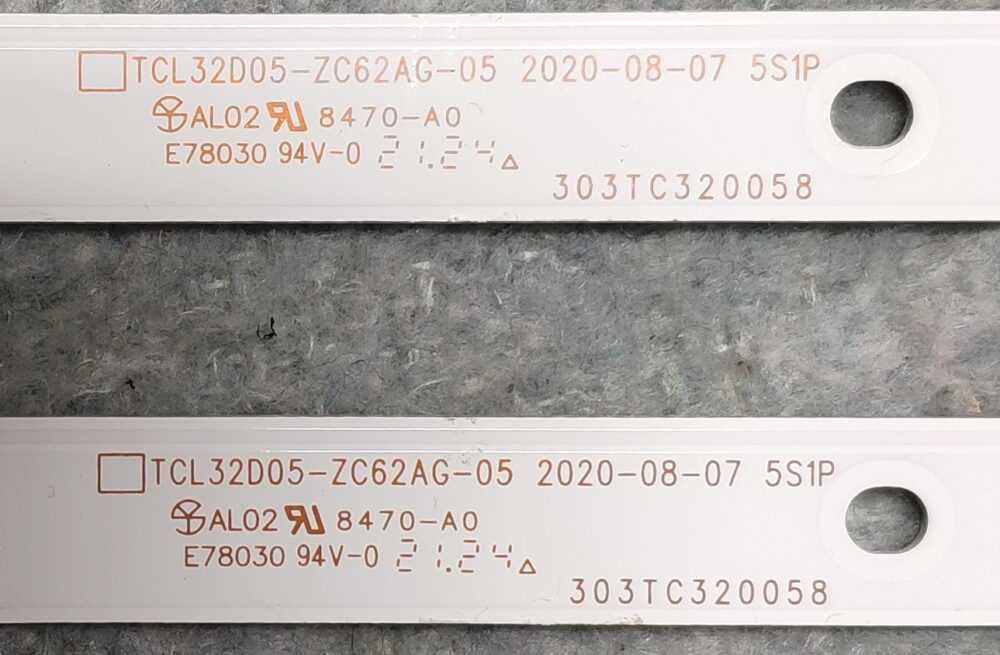 TCL32D05-ZC62AG-05 - Codice barre TCL32D05-ZC62AG-05 TV Modules