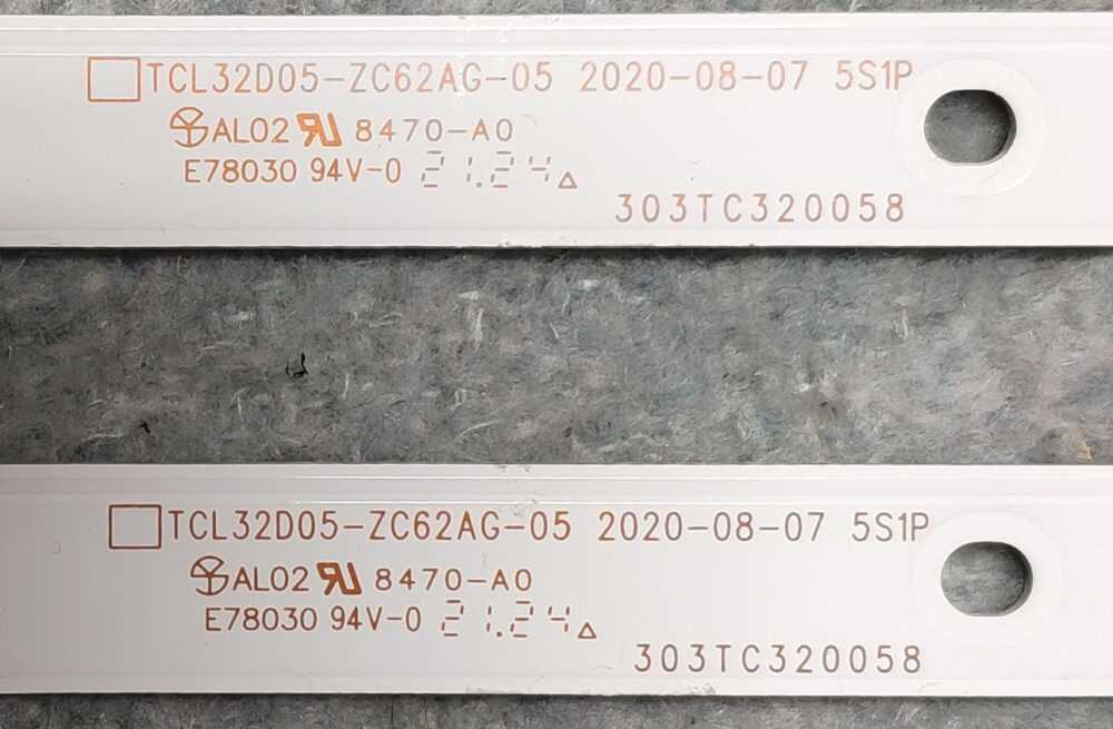 TCL32D05-ZC62AG-05 Código de barras TCL32D05-ZC62AG-05 Módulos de TV
