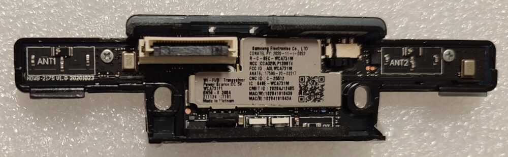 BN59-01368A - WCA731M - Modulo WI-FI Bluetooth e switch power TV Samsung QE55QN90AATXZT TV Modules
