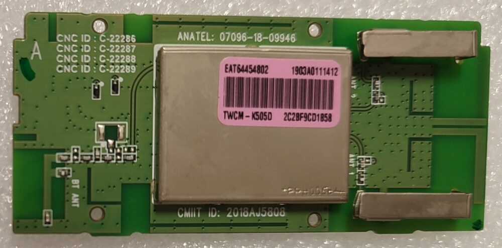 EAT64454802 - WI-FI Module for LG 49SM8200PLA.BEUYLJP TV - HC490EQG-SLXA1-211X Panel TV Modules