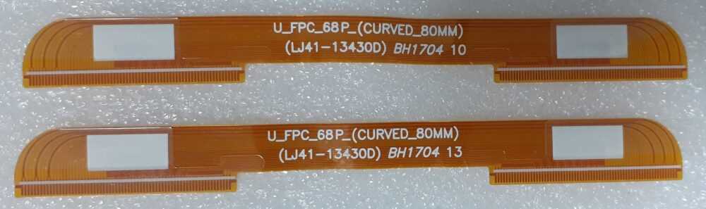 LJ41-13430C U-FPC-68-PIN-80mm - Flat cable Samsung UE55KS9000TXZT per pannelli CY-XK055FLAV4V TV Modules