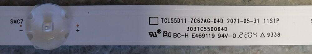 TCL55D11-ZC62AG-04D - Staafkit TV-modules