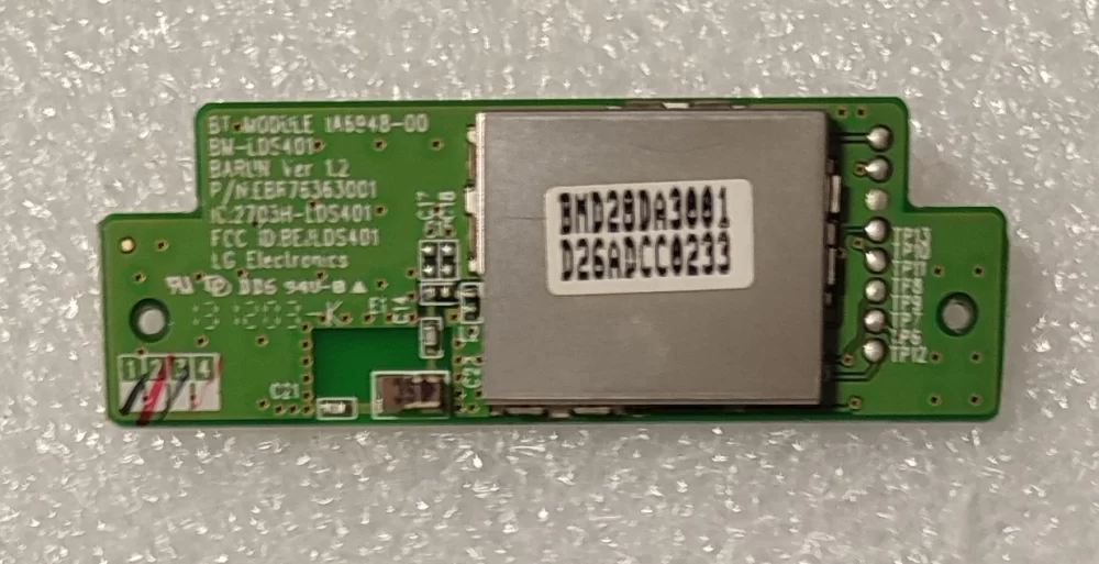 EBR75363001 - LG 55EA970V-ZA.APIYLJG Panel Bluetooth LC550LUD Módulos TV
