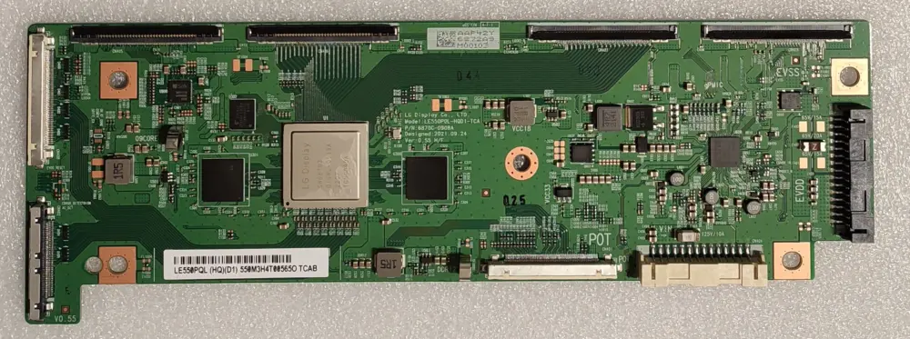 EAT65187801 - LE550PQL-HQD1-TCA - 6870C-0908A - LG OLED55C26LD.DPIQLJP Module de contrôle du temps - AC550AQL-CQA1 Panel MA Modules TV