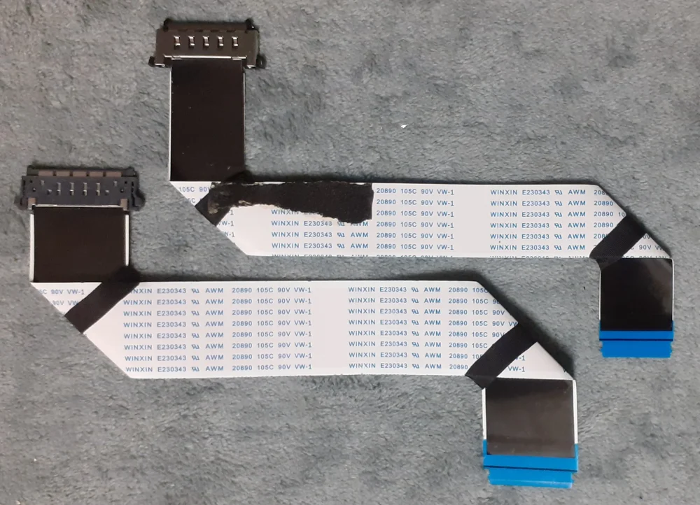 996598005477 - 996598005478 - Paire plate 41 broches + 51 broches Philips 55OLED803 - Panel LE550AQD (EL) (A6) Modules TV