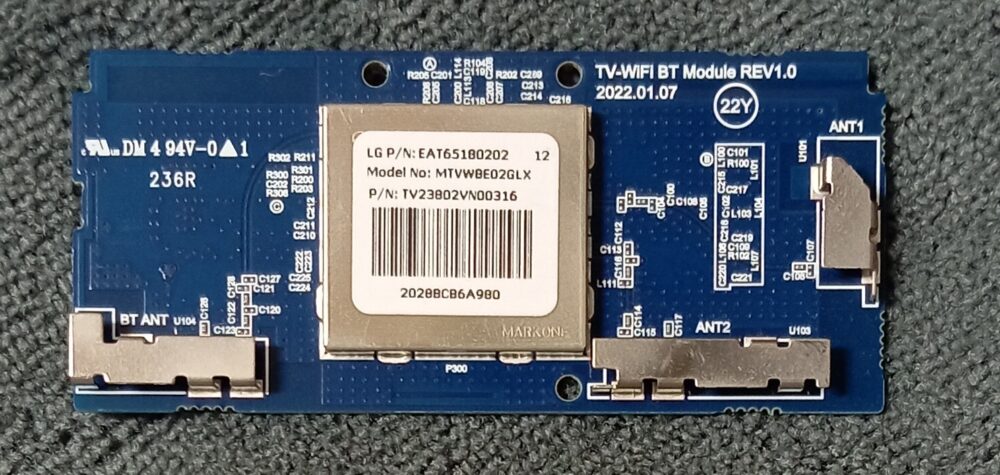 EAT65180202 - Modulo WI-FI - BT LG 55QNED756RA TV Modules