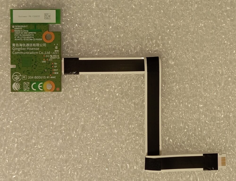 HT1265032 - TX7663BU51T - - Modulo WI-FI Hisense 55A6CG - Pannello HD550Y1U72-T0L2-S2-gm- TV Modules